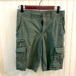 George, green khaki, size 28 cargo shorts